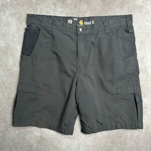 Carhartt Cargo Shorts Mens Size 40 Relaxed Fit Force Extremes Gray 101973-029